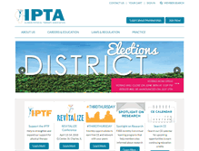 Tablet Screenshot of ipta.org